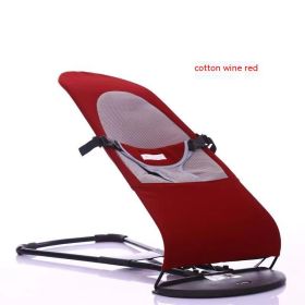 New Portable Dog Rocking Chair Pet Products (Option: Cotton Wine Red-Boxed)