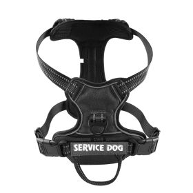 Oxford Cloth Strap Personalized Dog Back (Option: Black-S)