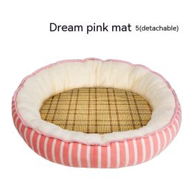 Four Seasons Universal Cat Nest For Deep Sleep (Option: Dream Pink Summer Mat-XXL)