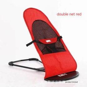 New Portable Dog Rocking Chair Pet Products (Option: Double Mesh Red-Boxed)