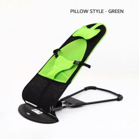 New Portable Dog Rocking Chair Pet Products (Option: Double Mesh Pillow Green-Bag)