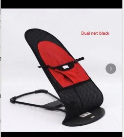 New Portable Dog Rocking Chair Pet Products (Option: Double Mesh Black-Bag)