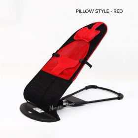 New Portable Dog Rocking Chair Pet Products (Option: Double Mesh Pillow Red-Bag)