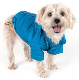 Lightweight Adjustable 'Sporty Avalanche' Pet Coat (size: small)