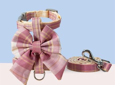 Dog Skirt Hand Holding Rope Small And Medium Pet Supplies (Option: Dream pink Ishaped-M)