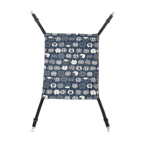 Home Creative Pet Hammock Hanging Nest Removable And Washable (Option: Summer Blue Cat-L)